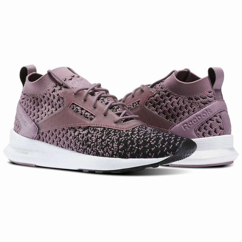 Tenisi Reebok Zoku Runner Ultraknit Fade Dama Roz/Negrii/Albi/Argintii Romania PQ7700UY
